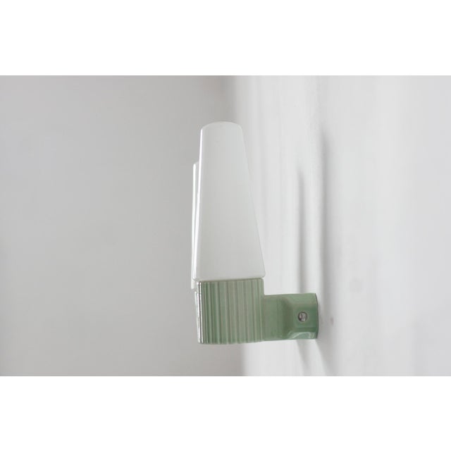Mid-Century Modern Ceramic Wall Sconces by Hans-Agne Jakobsson for Ifö, Sweden, 1960s, Set of 2 For Sale - Image 3 of 6