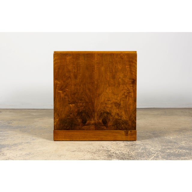 French Art Deco Walnut Writing Desk, Paris, Circa 1930 For Sale - Image 11 of 17