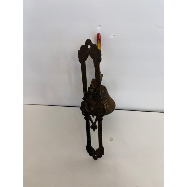 This outdoor rustic vintage rooster bell was used on a farm in a family for about 50 years in Oregon close to where I was...