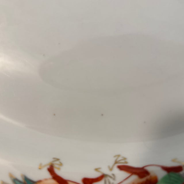 Vintage Dragon Motif Porcelain Oval Serving Platter For Sale - Image 10 of 10