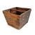 Rustic Vintage Chinese Wood Rice Bucket For Sale - Image 3 of 7