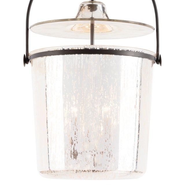Emerson Bell Jar Pendant Small, Oil Rubbed Bronze For Sale - Image 4 of 6