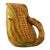Vintage Italian Majolica Corn Pitcher With Sculptural Husk Handle For Sale
