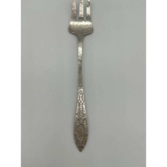 Vintage Arts and Crafts Fish Serving Fork For Sale - Image 9 of 9