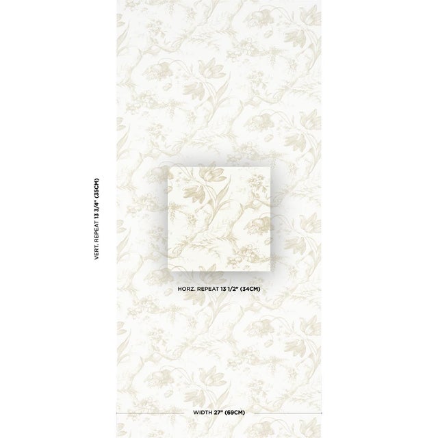 Beautifully detailed twisting branches and flowers form an all-over ogee in this timeless pattern. Based on a copper plate...