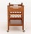 Brown Danish Teak Rolling Tea Trolley For Sale - Image 8 of 9