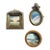 Original Painting Wall Decor Small Framed Wall Art by Valeriya Serova - Set of 3 For Sale
