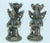 Indian Asian Bronze Hanuman Kneeling Buddhist Figure Candleholders - a Pair For Sale - Image 3 of 11