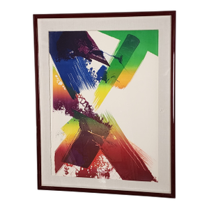 Paul Jenkins Artist Proof Titled "Prism" Abstract Expressionist Lithograph