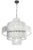 Collection Regina Di Ghiaccio Chandelier in Metal and Crystal by Jago For Sale