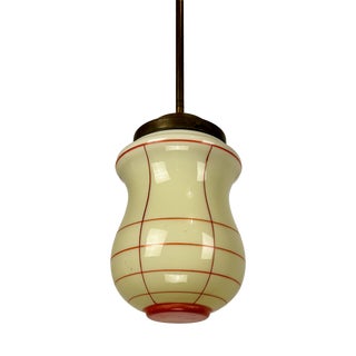 Small Art Deco Pendant Lamp, 1930s For Sale