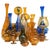 Glass Vases from Bimini, Lauscha, Set of 18 For Sale