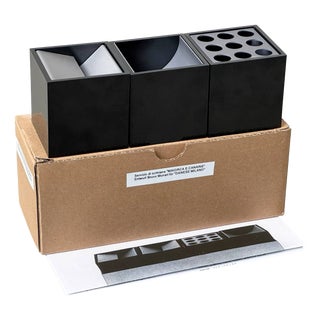 Desk Set by Bruno Munari for Danese Milano, 1980s, Set of 3 For Sale