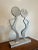 Postmodern Postmodern Fred Garbotz Aluminum Figural Sculpture Memphis Era Signed For Sale - Image 3 of 6