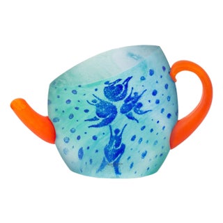 Kjell Engman Kosta Boda Limited Edition Teapot Sculpture For Sale