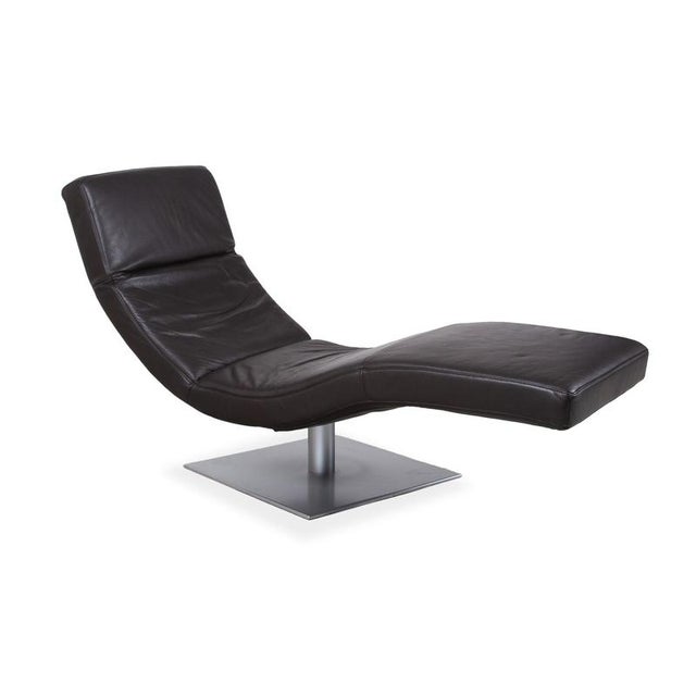 Leather Lounger in Brown with Manual Function by Willi Schillig For Sale - Image 6 of 17