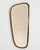 Metal Mid-Century Mirror with Brass Frame, 1950s For Sale - Image 7 of 7