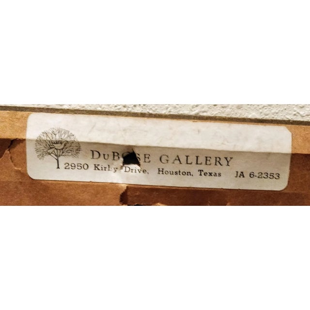 Mid Century Painting Modern Abstract Woman Signed For Sale - Image 11 of 13