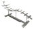 Ossario Chaise Lounge in Mild Steel and Acrylic Coat by Metalmorphosis Studio For Sale