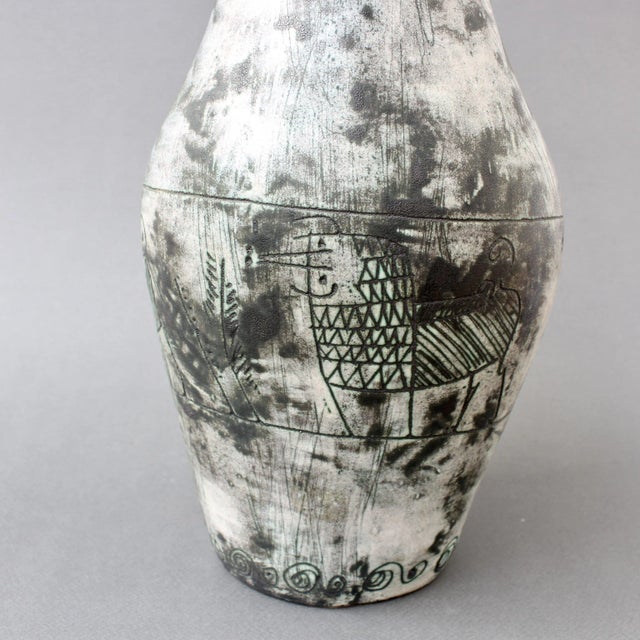 French Ceramic Zoomorphic Pitcher by Jacques Blin, 1950s For Sale - Image 12 of 18