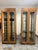 Campaign Style Curio Display Vintage Cabinets, Pair For Sale - Image 4 of 12