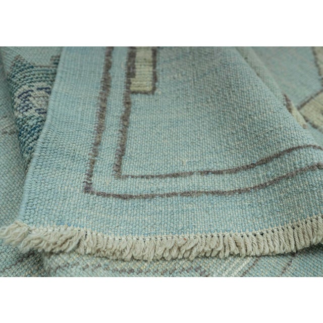 Textile Turkish Kilim Oriental Handmade Flatweave 12'4" x 15'7" #19801 For Sale - Image 7 of 8
