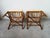 1970's Vintage Coastal Bamboo Rattan Barrel Lounge Chairs - A Pair For Sale - Image 15 of 17