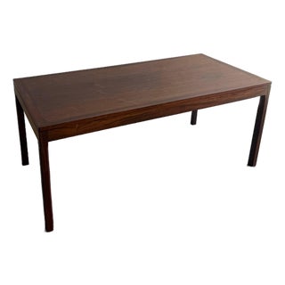 Vintage Danish Rosewood Coffee Table - Mid Century Modern Scandinavian Table 1960s For Sale