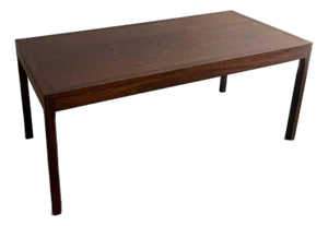 Vintage Danish Rosewood Coffee Table - Mid Century Modern Scandinavian Table 1960s
