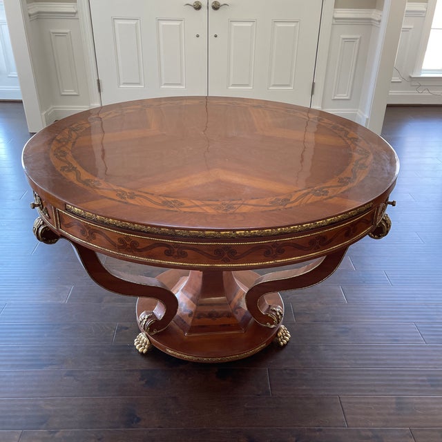 Entrance Center Table Antique Style Italian Empire For Sale In Washington DC - Image 6 of 7