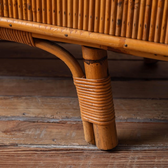 Adrien Audoux & Frida Minet Bamboo Sideboard, 1960s For Sale - Image 9 of 15