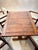 Wood Vintage Oak Dining Table Set-4 Chairs-Farmhouse Rustic Cottage-Wood-Country-Cozy For Sale - Image 7 of 9