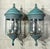 American Pair of Vintage Solid Brass Wall Lanterns /Sconces 22”x10”x11”.5 For Sale - Image 3 of 16
