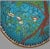 Antique Japanese Meiji Cloisonné Enameled Plate With Flowers & Bird, Circa 1920 For Sale - Image 11 of 12