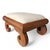Wood Antique 19th Century Mahogany Empire Footstool With Scroll Feet For Sale - Image 7 of 7