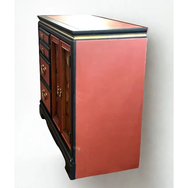 1980s Basset Chinoiserie Sideboard / Credenza For Sale - Image 5 of 9