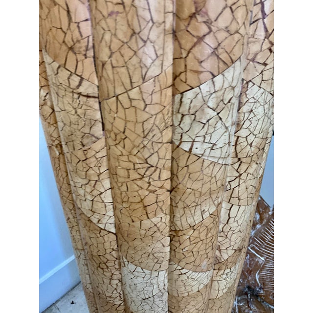 Highly Unusual Pen Shell Grandfather Clock, Circa 1980s For Sale - Image 13 of 16