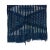 Vintage African Moss "Arbinda Horizon" Indigo Throw For Sale