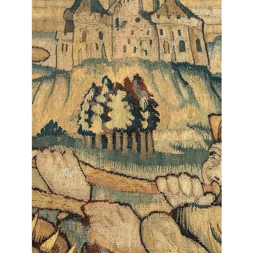 Antique Aubusson Tapestry, 1600s For Sale - Image 5 of 18