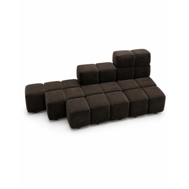 Castell Modular Sofa attributed to Hans Hopfer for Wiener Werkstätten, 1972, Set of 3 For Sale - Image 12 of 12