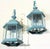 Pair of Solid Brass Outdoor Wall Lantern Sconces – Vintage Aged Verdigris For Sale - Image 14 of 15