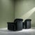 Lounge Chairs in Chromed Steel and Black Corduroy Fabric, Italy, Set of 2 For Sale - Image 4 of 13