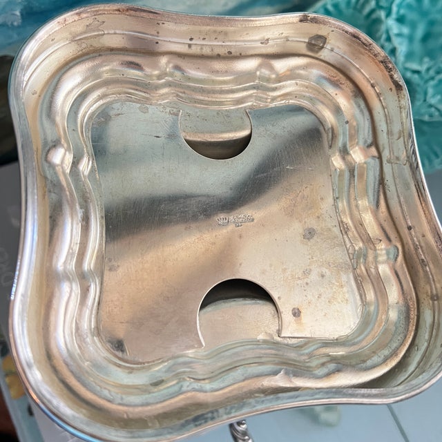 Vintage Silverplate Trophy Cup Champagne Bucket by Birmingham Silver Co. For Sale - Image 10 of 12