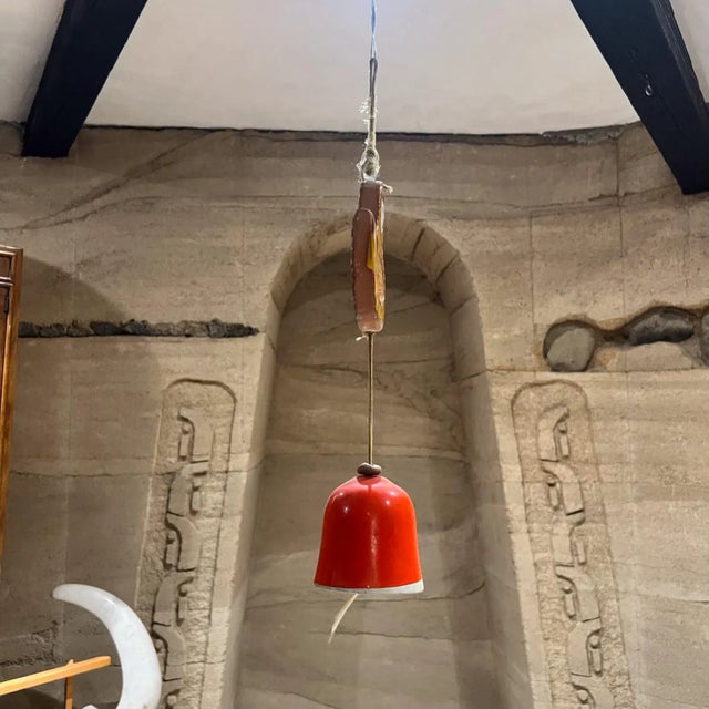 1960s Pacific Stoneware Art Pottery Birdie Wind Chime For Sale In San Diego - Image 6 of 7