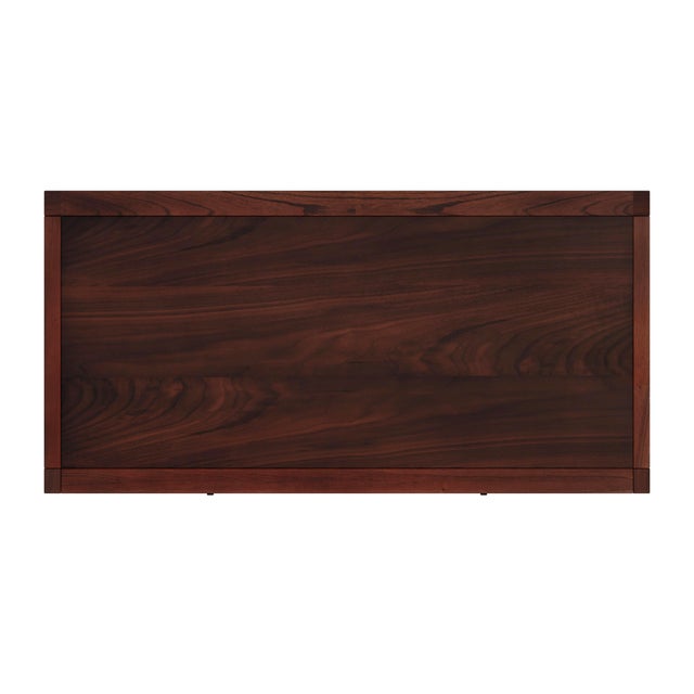 Wood Lark 36 in. W Rectangular Wood 5 Drawer Dresser/Chest of Drawers, Walnut For Sale - Image 7 of 8