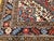 Vintage Persian Heriz Rug, Hand-Knotted Wool, Geometric Medallion Pattern, Red & Navy, 5x7 For Sale - Image 14 of 15