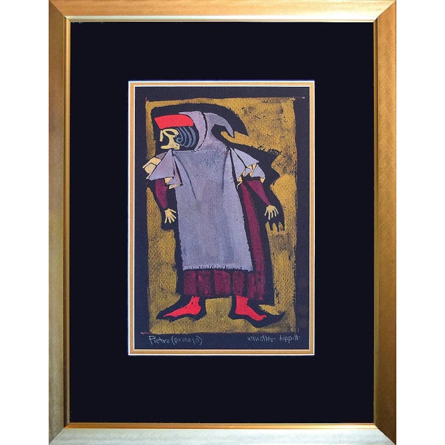 Original Framed Paintings of Characters From the Opera Simon Boccanegra by Giuseppe Verdi For Sale - Image 4 of 11