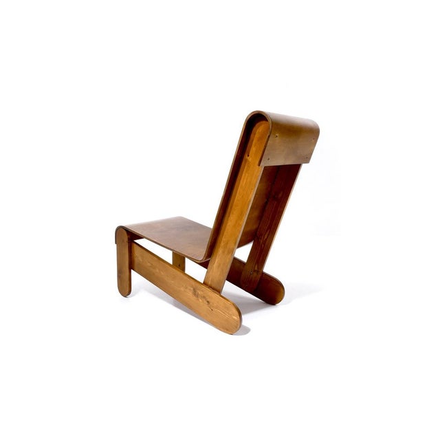 Vintage Dutch Plywood Lounge Chair, 1950s For Sale - Image 4 of 18