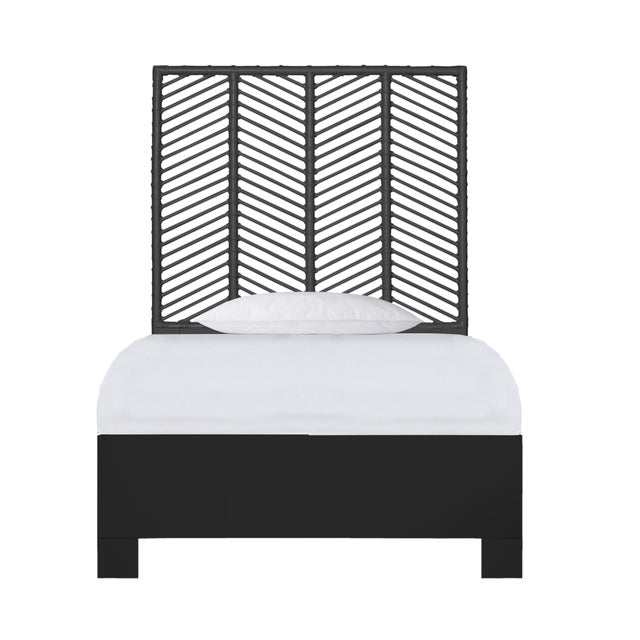 Liam Platform Bed Twin - Black For Sale - Image 12 of 12