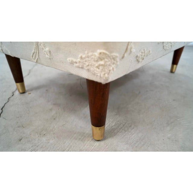 1950’s Mid-Century Modern Ottoman / Stool For Sale - Image 12 of 12